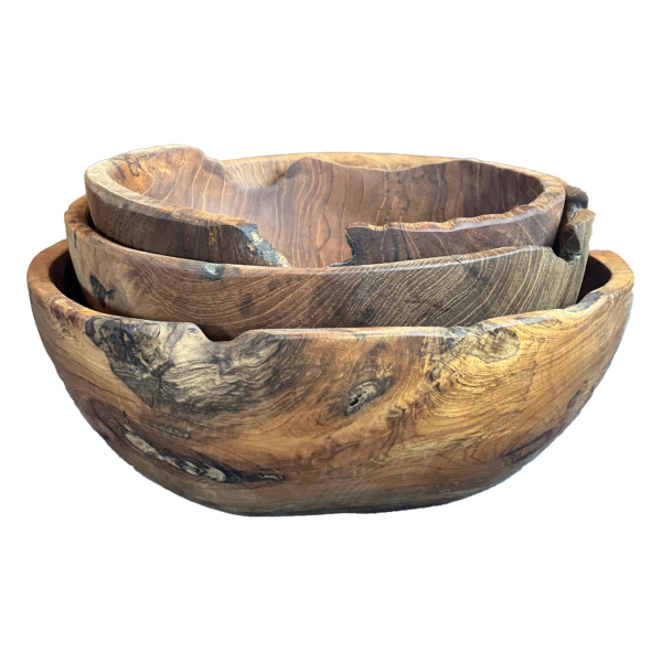 Live Edge Bowls - Nesting Set of 3 - Medium Size